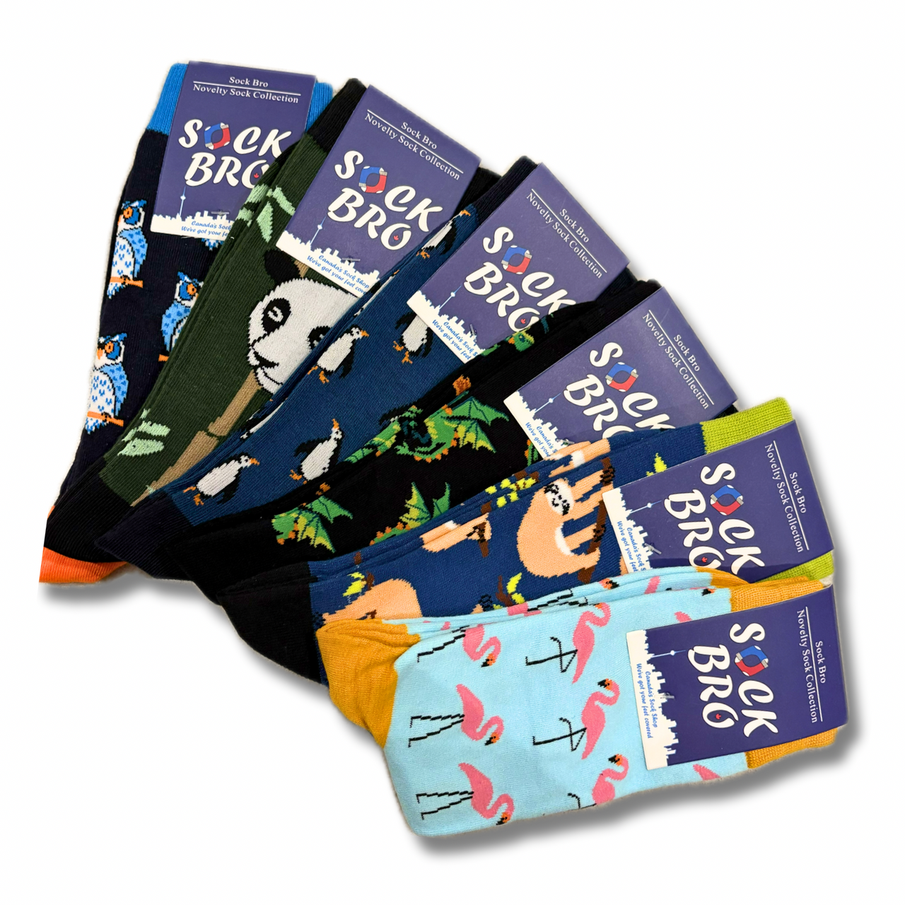 Animal Sock Bundle - 6 Pack