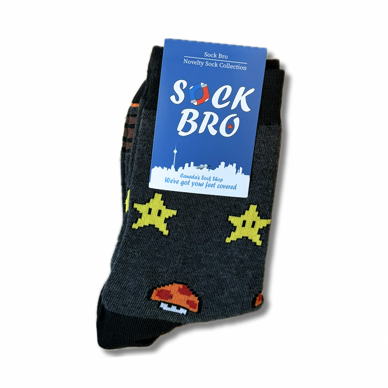 Black Mario 64 Socks