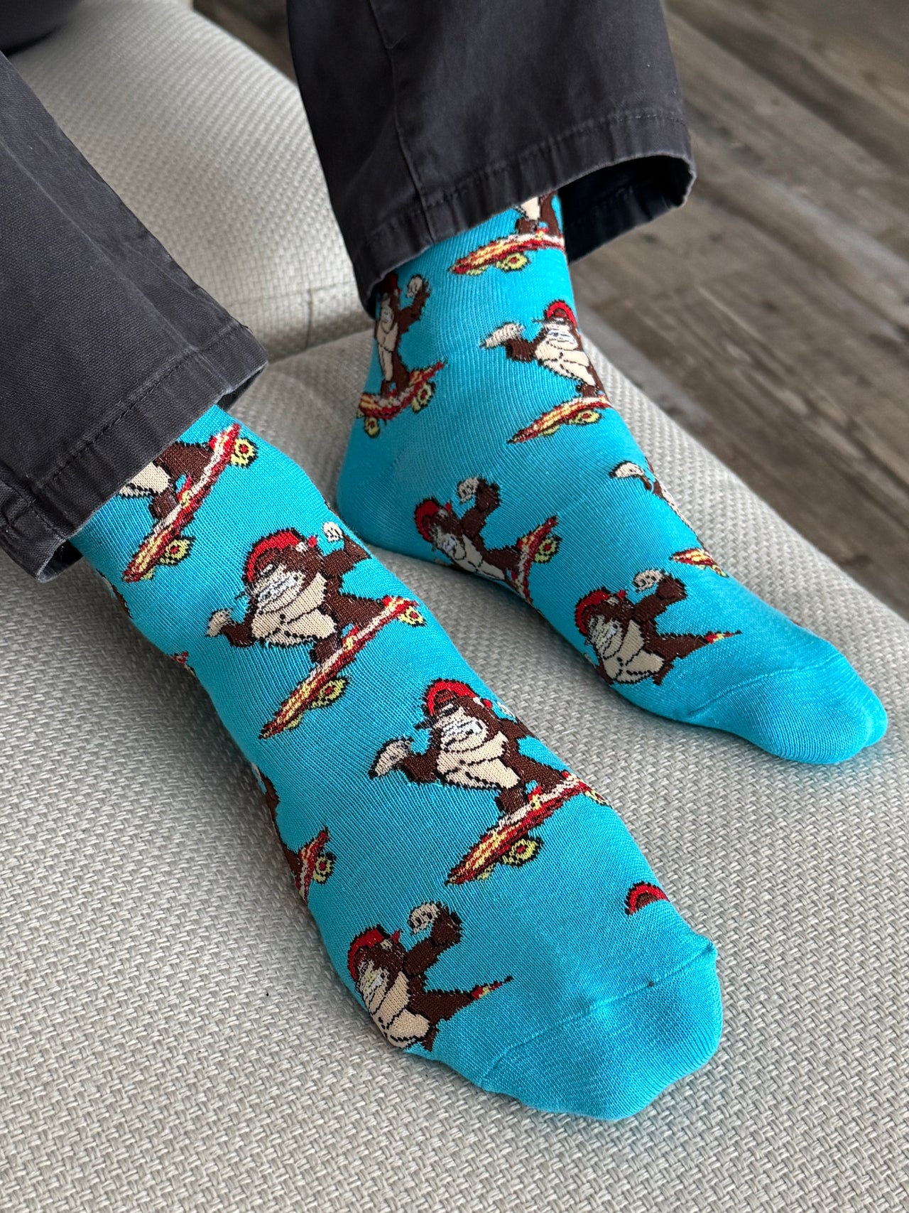 Skateboarding Gorilla Socks