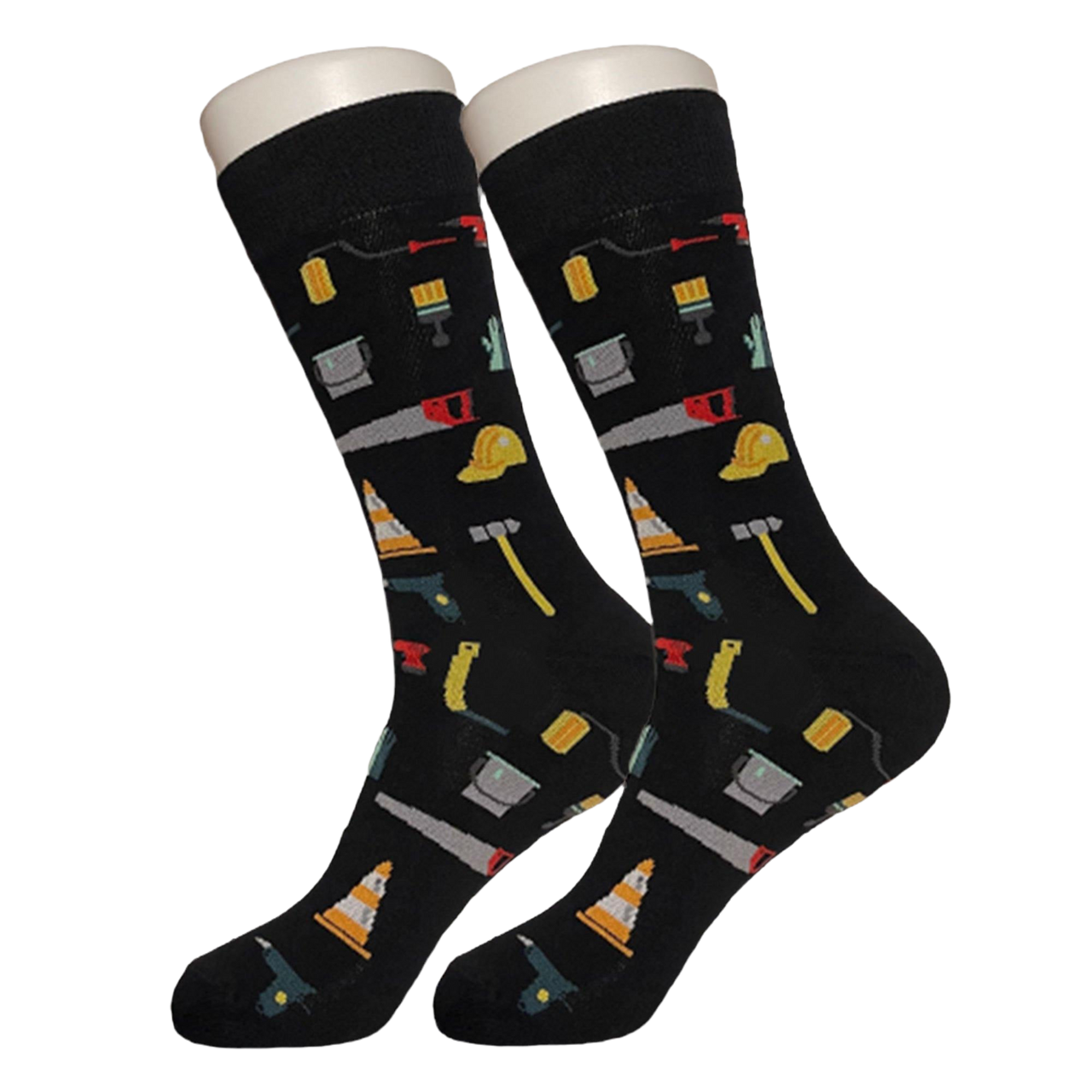 Black Construction Socks