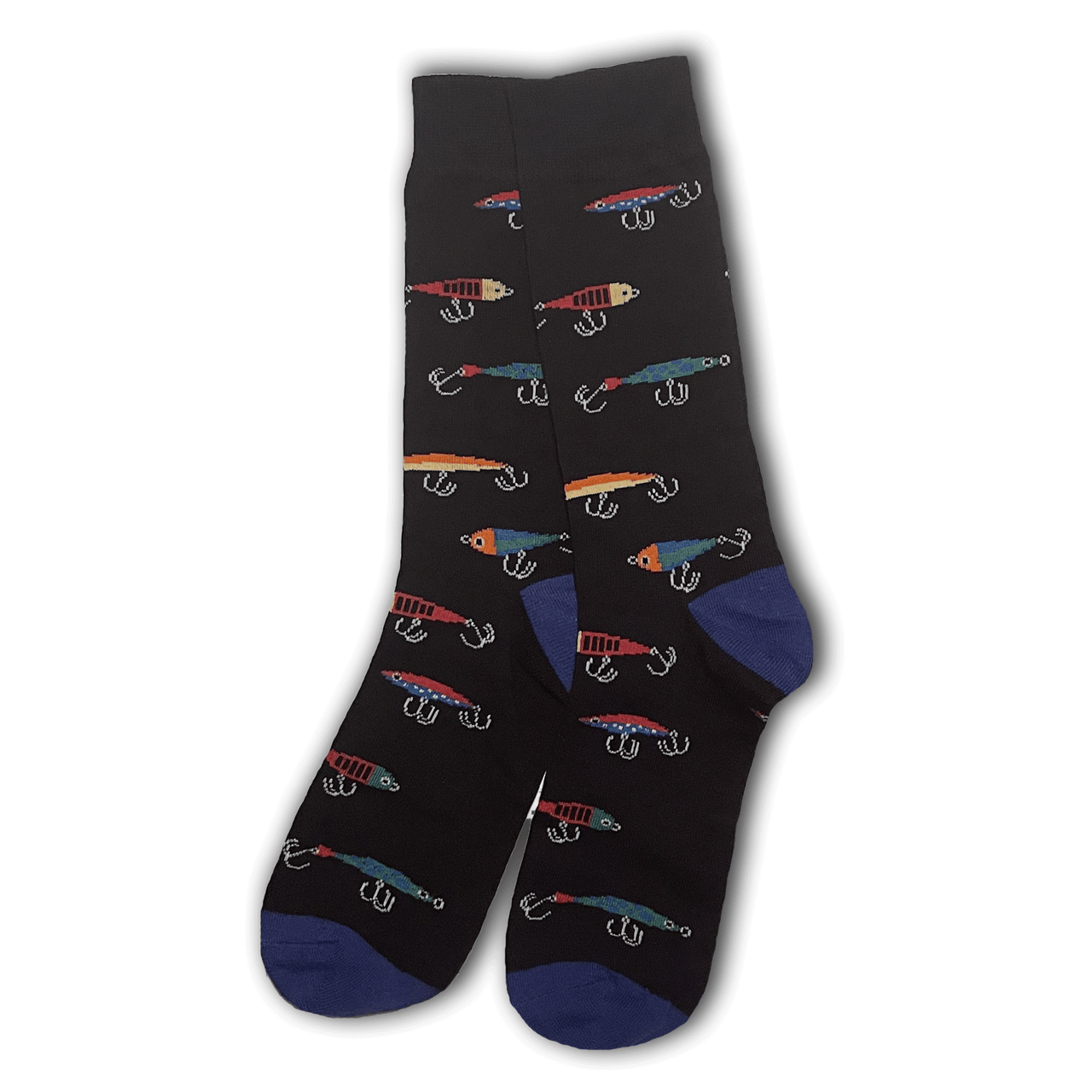 Black Fishing Lure Socks