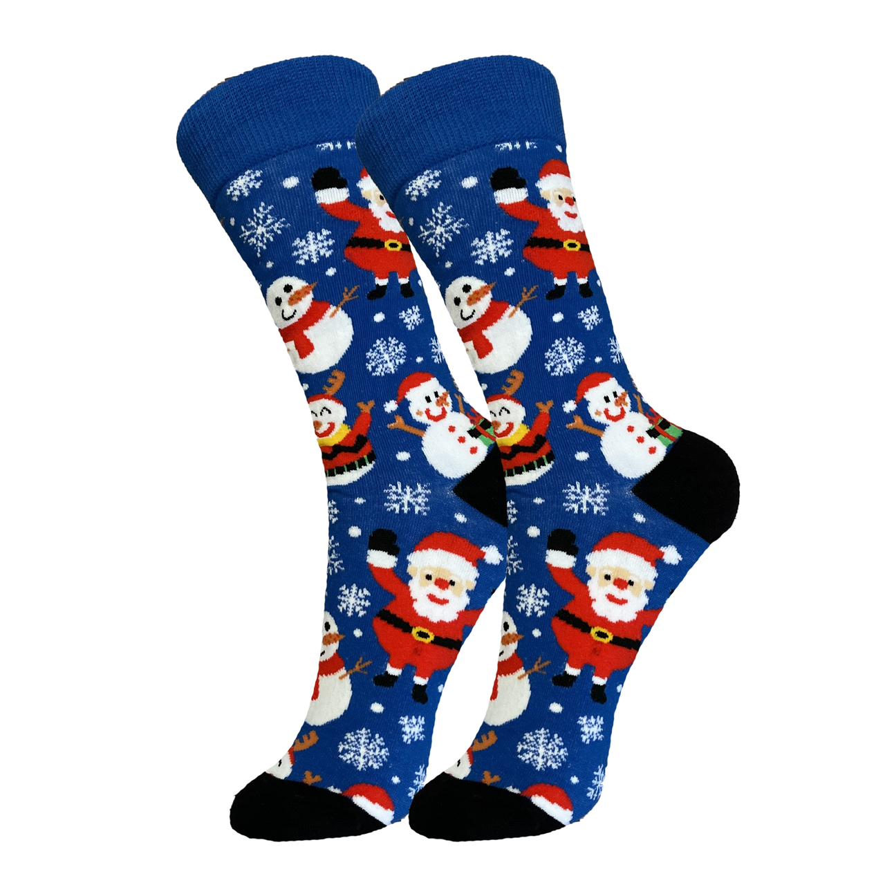 Blue Christmas Socks