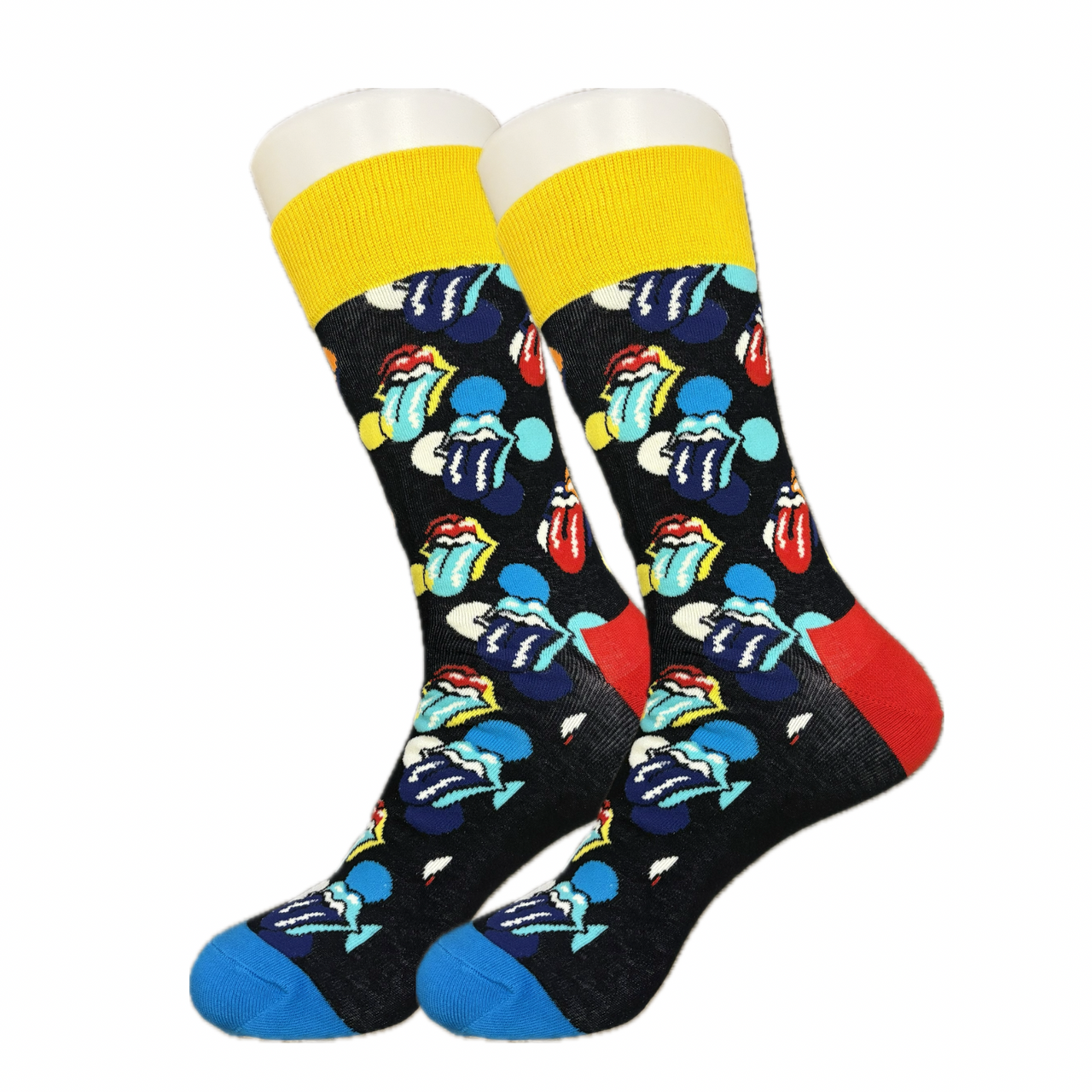 Black Rolling Stones Socks