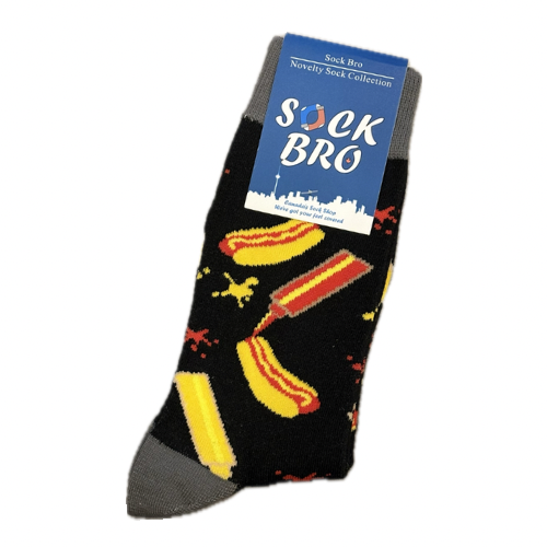 Black Hotdog Socks