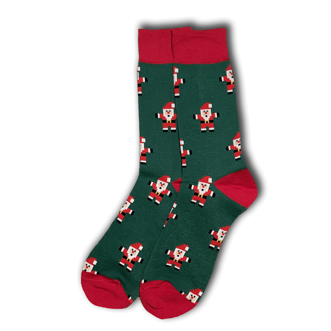 Green Santa Socks