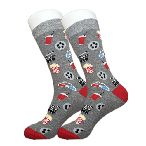 Grey Movie Socks