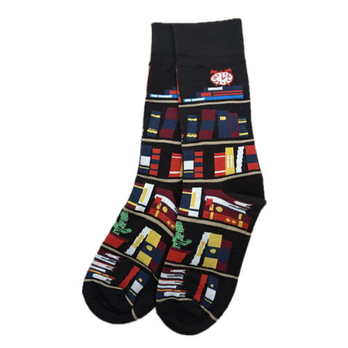 Black Book Shelf Socks