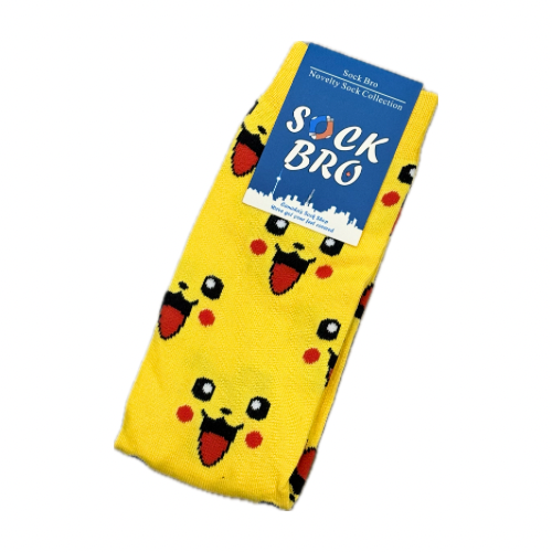 Yellow Pikachu Socks