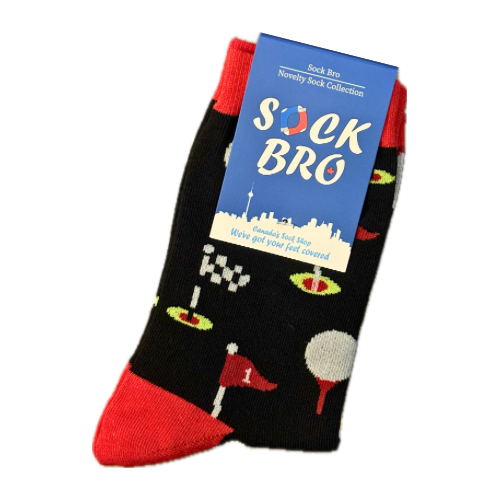 Black Golf Socks