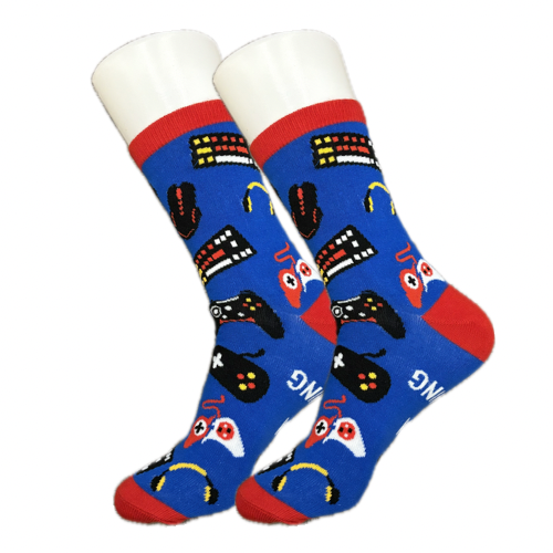 Blue Gamer Socks