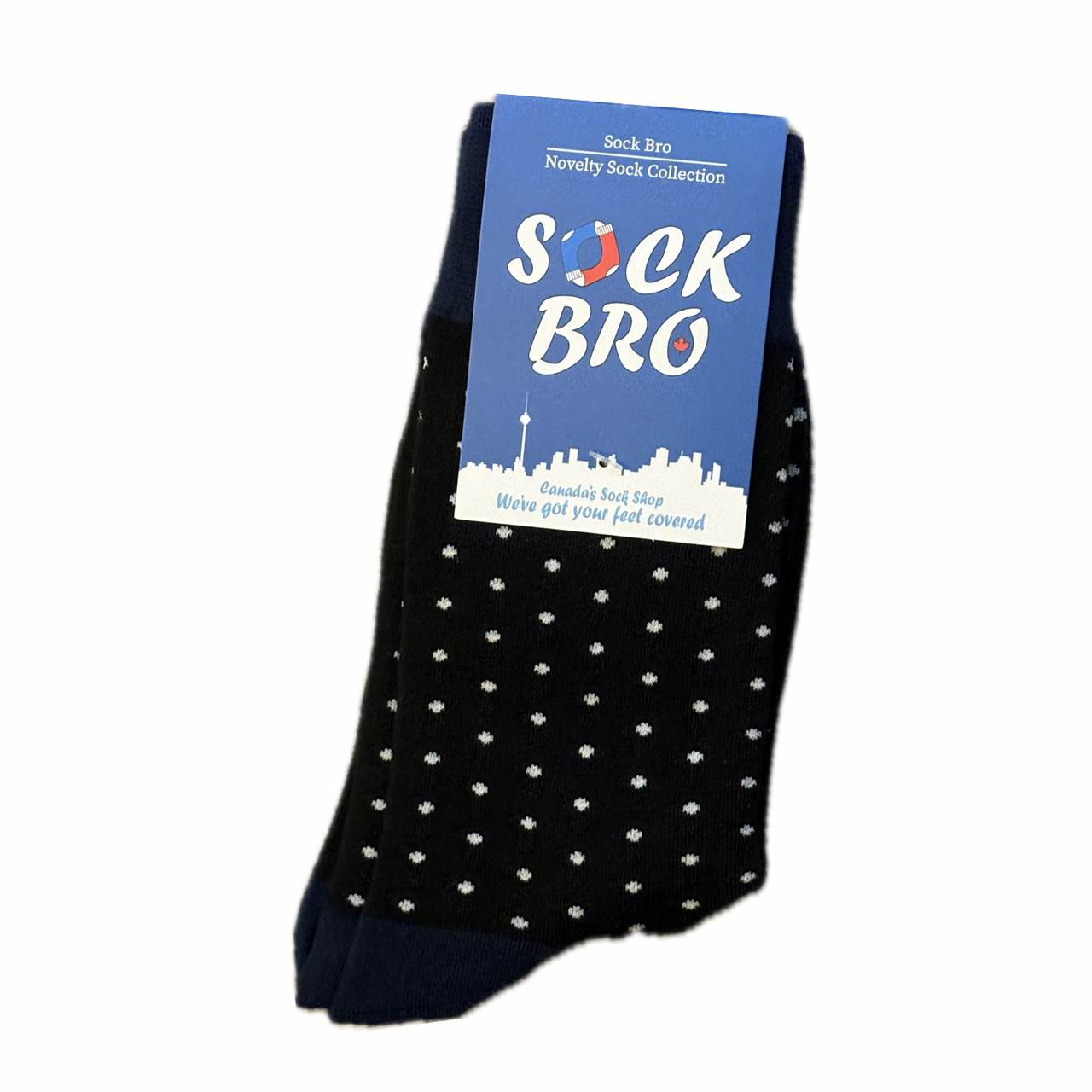 Black White Polka Dot Socks