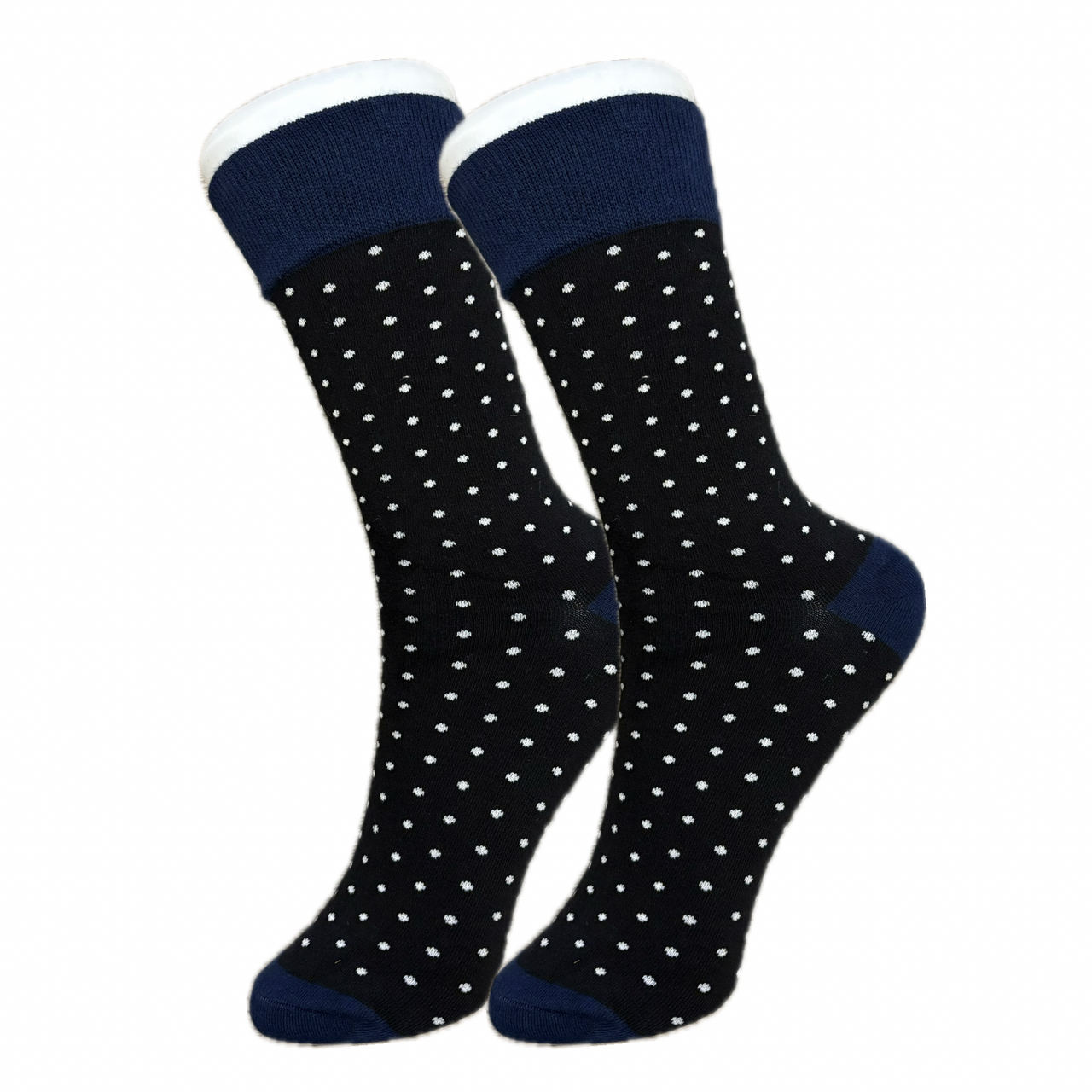 Black White Polka Dot Socks