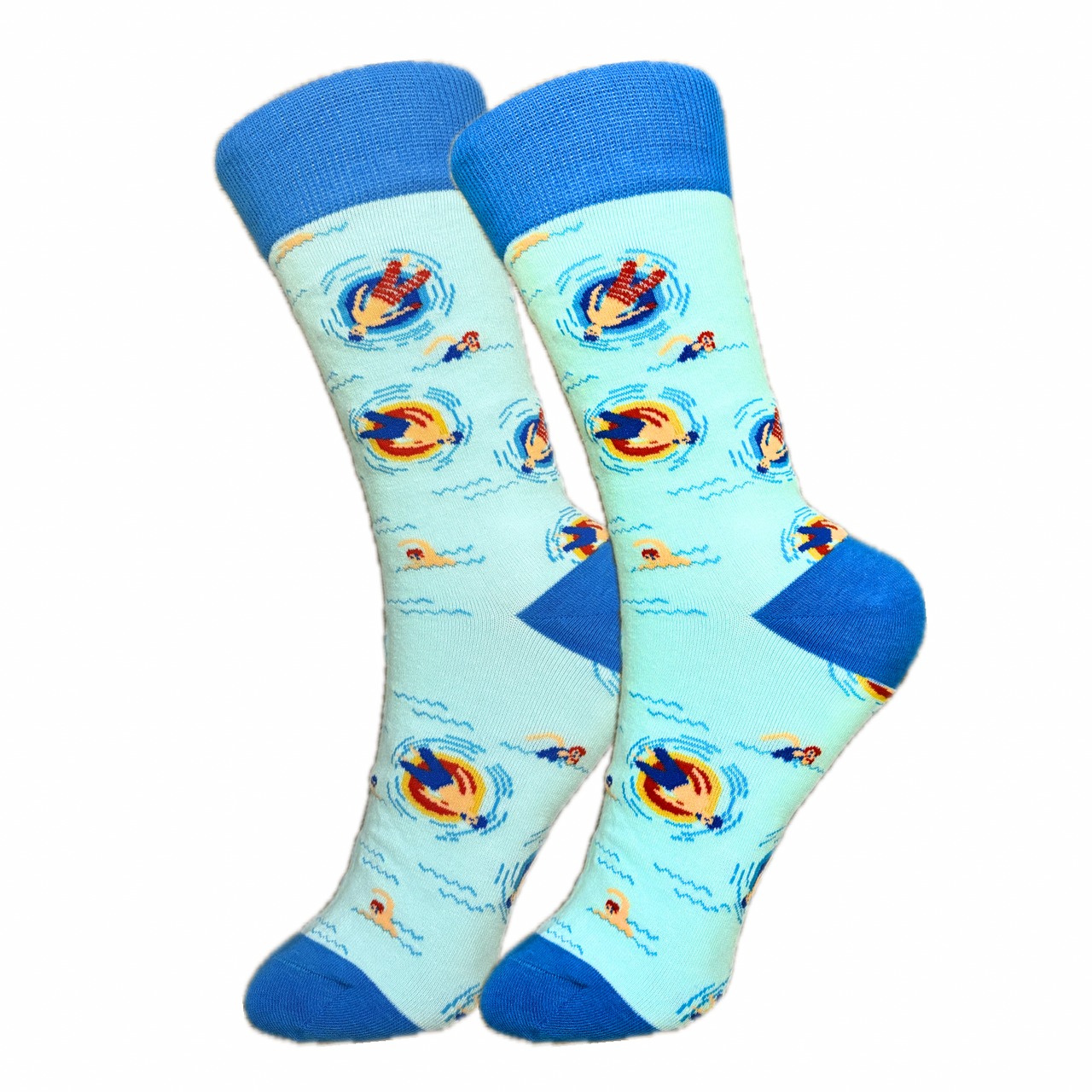 Blue Swimmer Socks