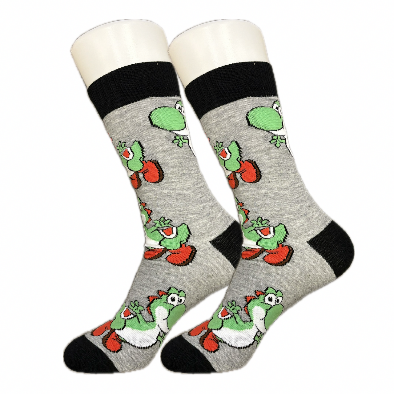 Grey Yoshi Socks