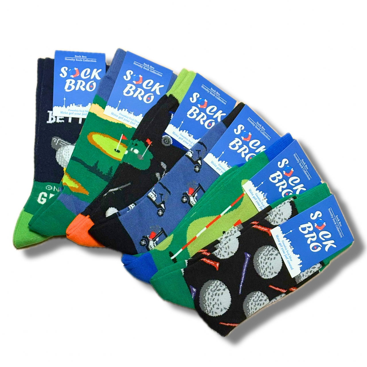 Golfer Sock Bundle - 6 Pack