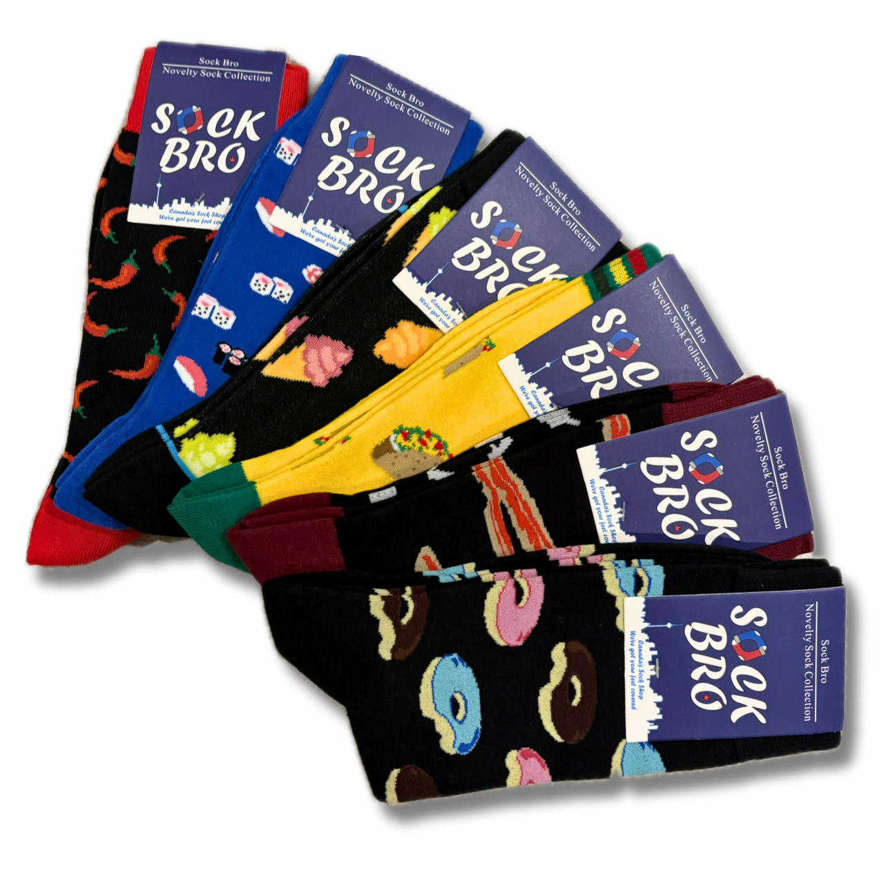 Food Lover Sock Bundle - 6 Pack