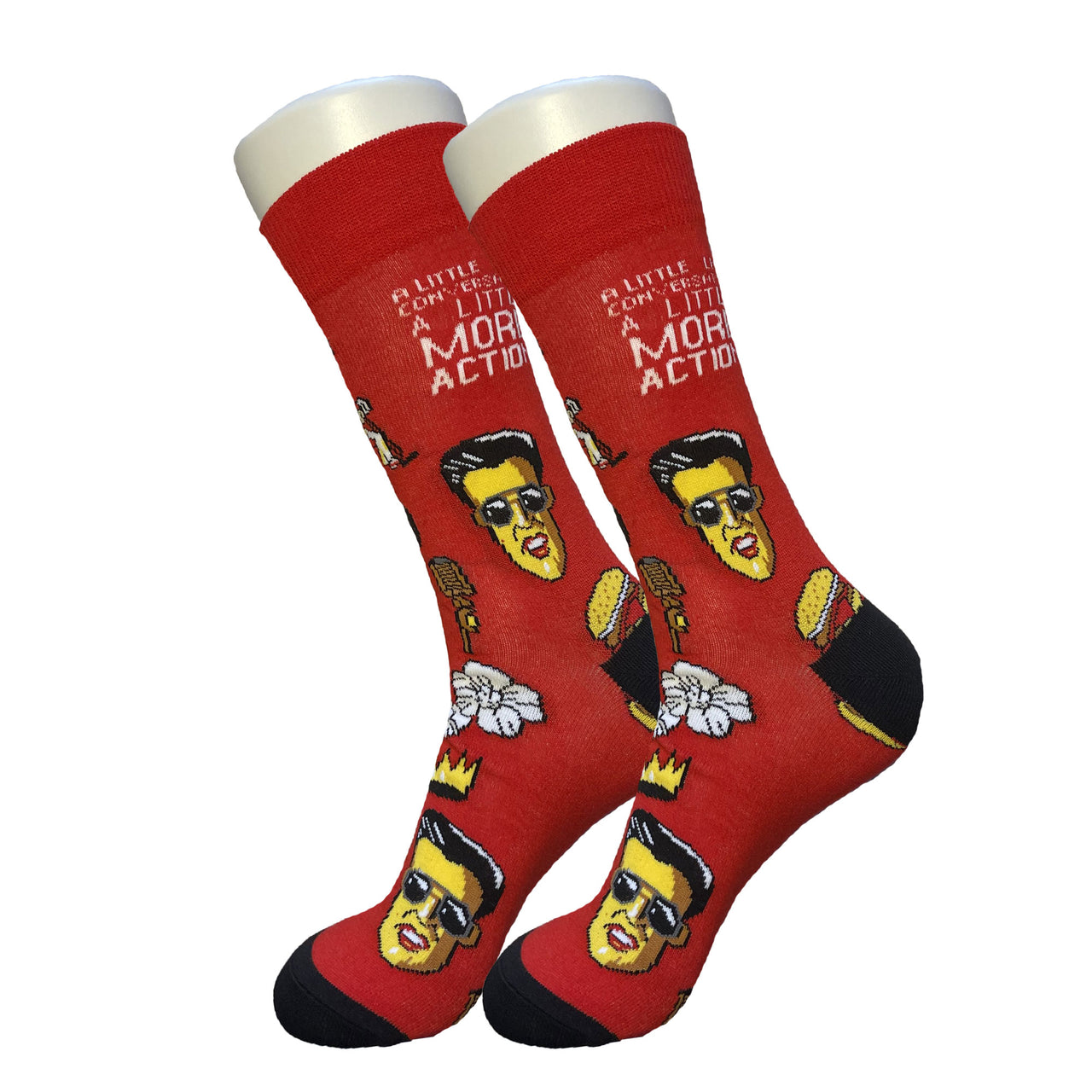 Red Elvis Socks