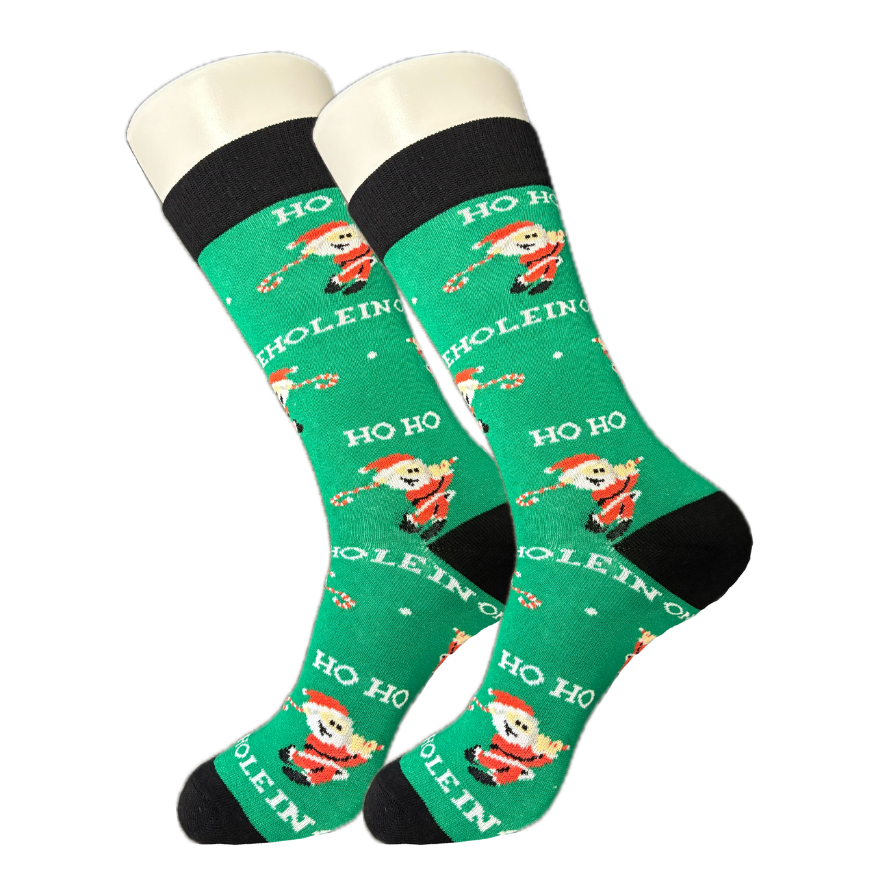 Santa Golfing Socks