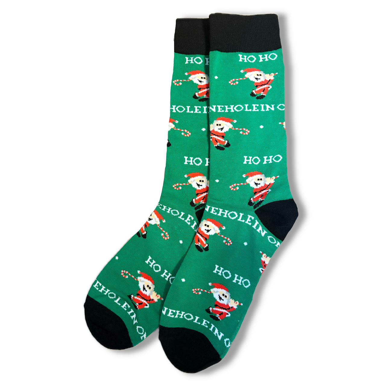 Santa Golfing Socks