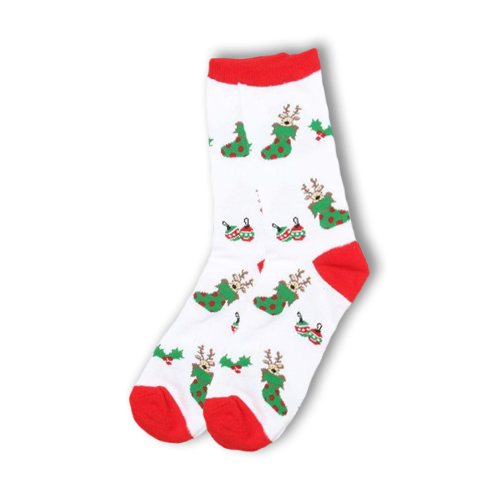 Reindeer Stocking Socks