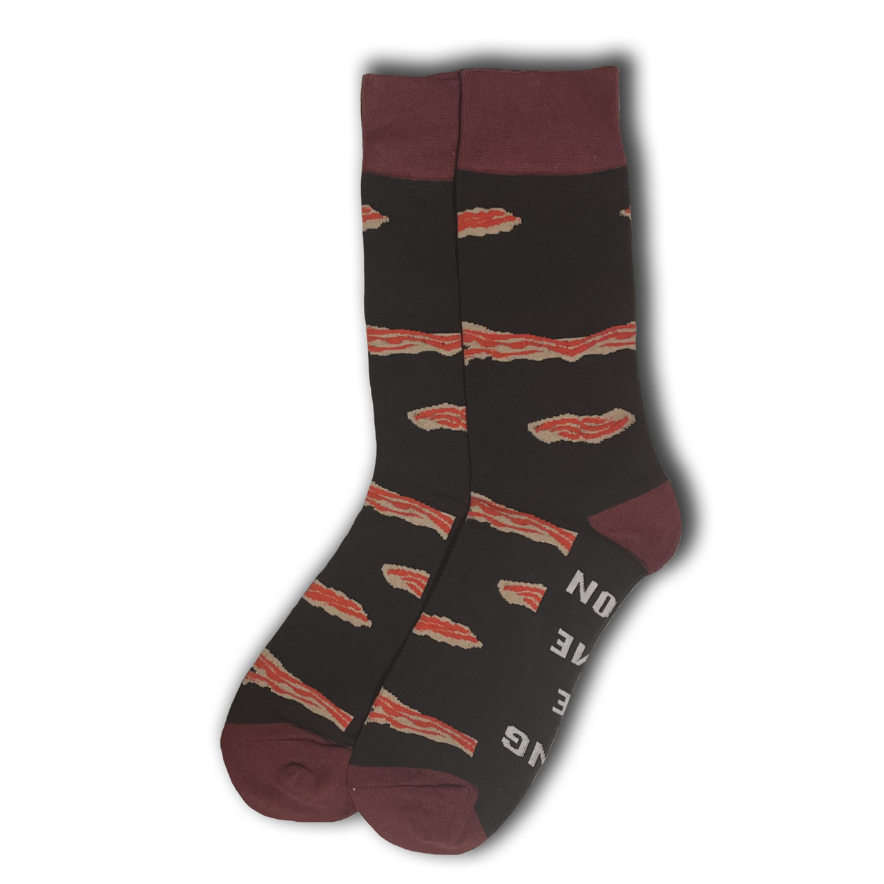 Black Bring Me Bacon Socks