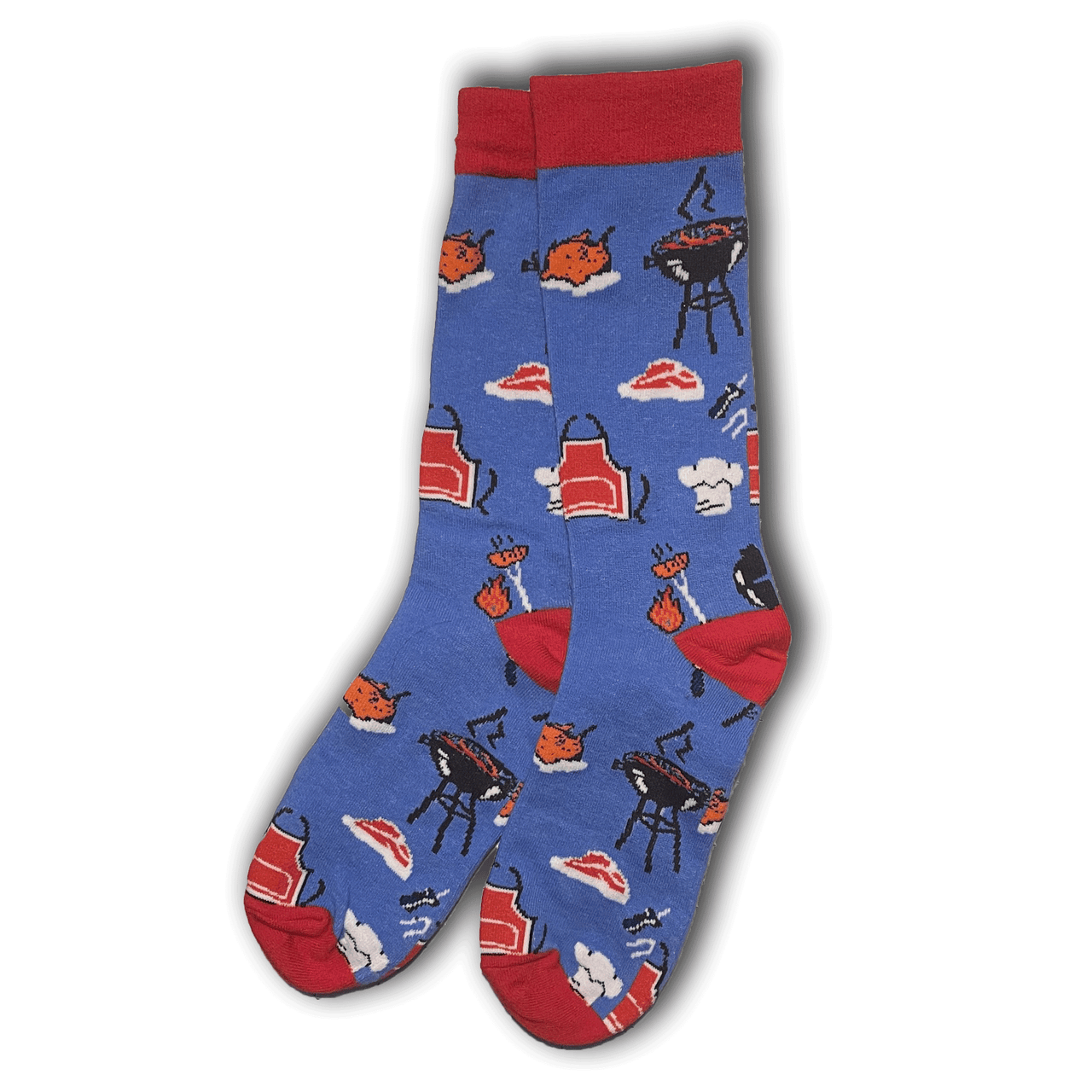 Blue Barbeque Socks