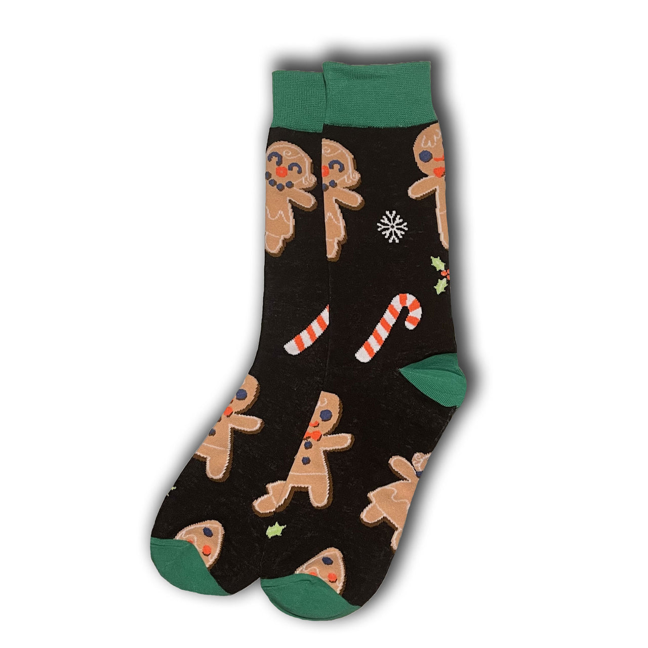 Black Gingerbread Man Socks