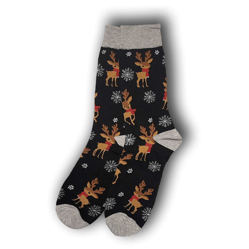 Reindeer Christmas Socks