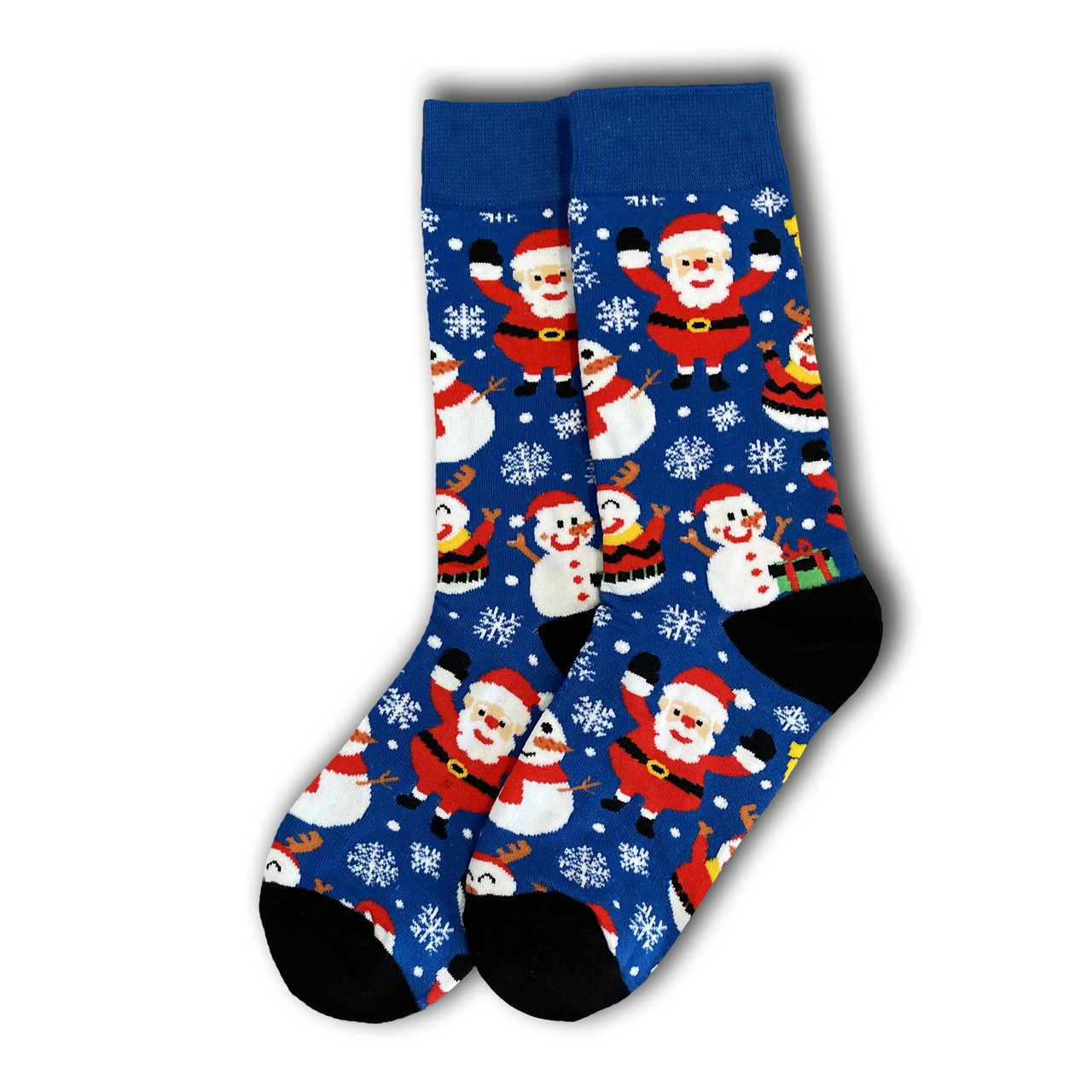 Blue Christmas Socks