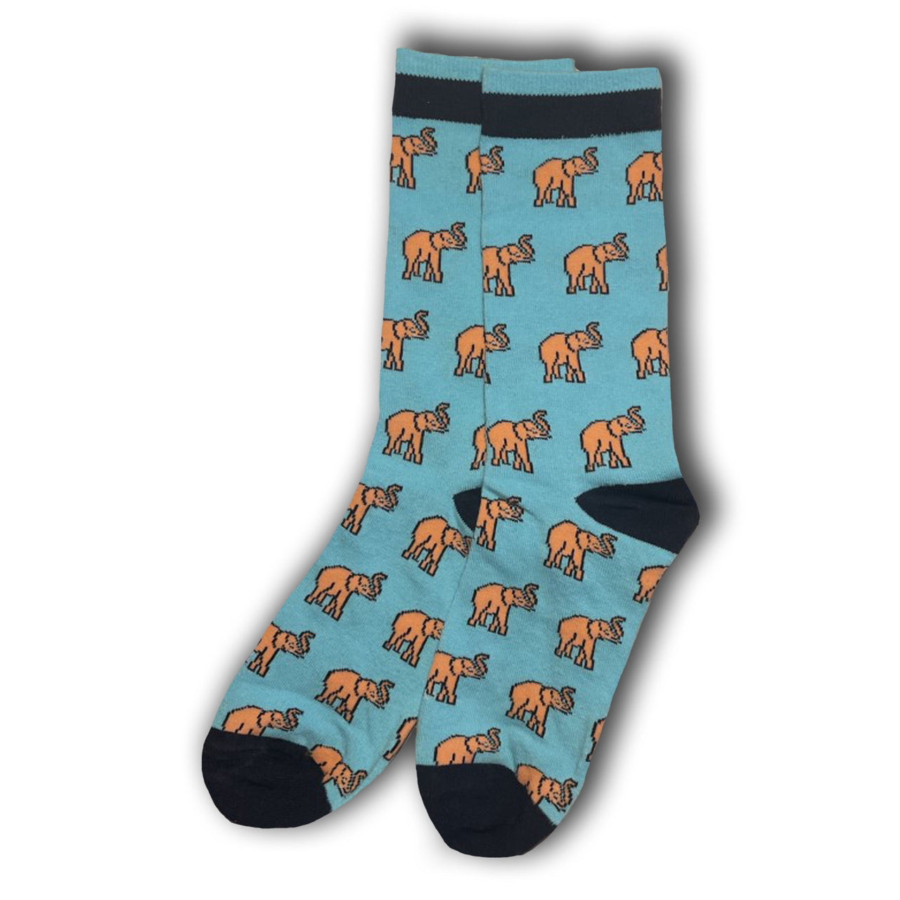 Blue Elephant Socks