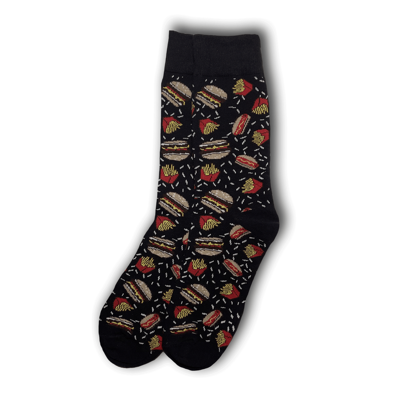 Black Fast Food Socks