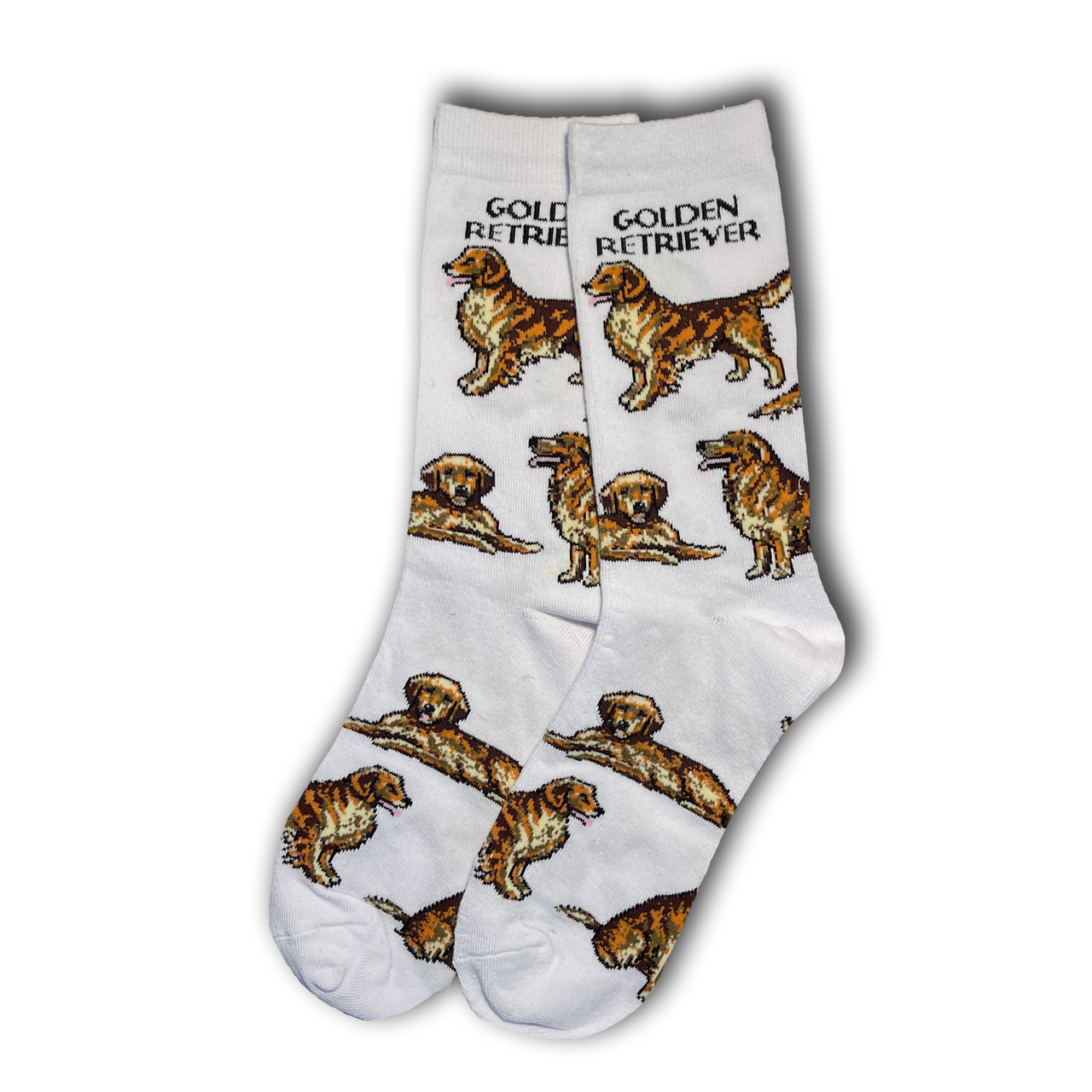 White Golden Retriever Socks