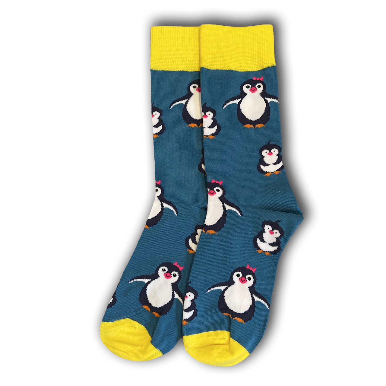 Penguin with Bow Socks