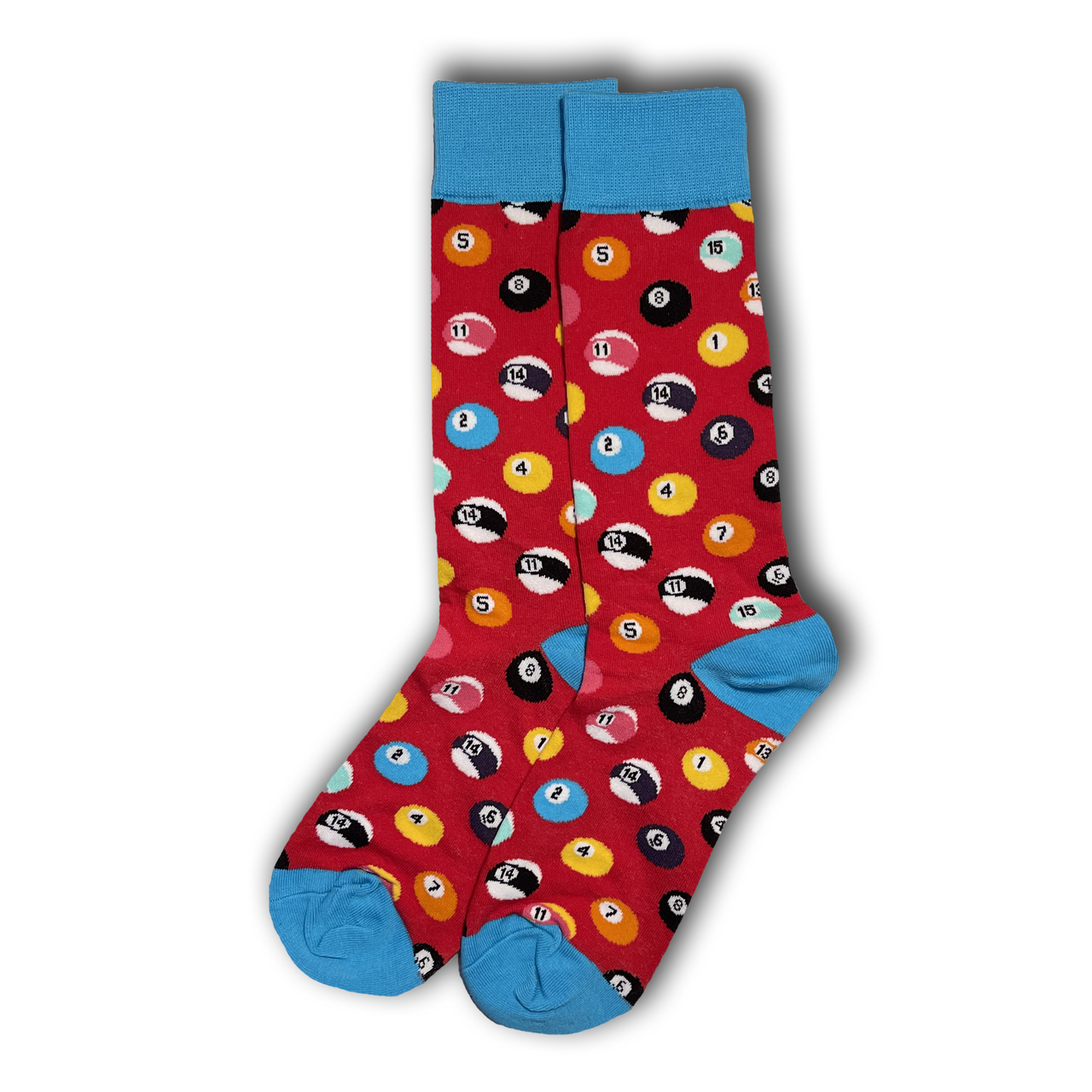 Red Pool Ball Socks