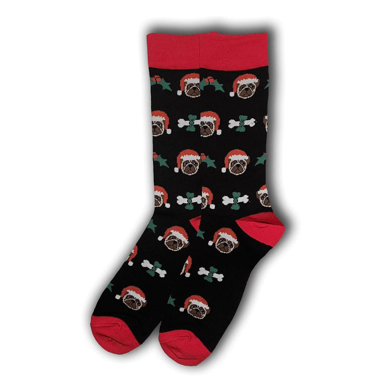 Christmas Pug Socks