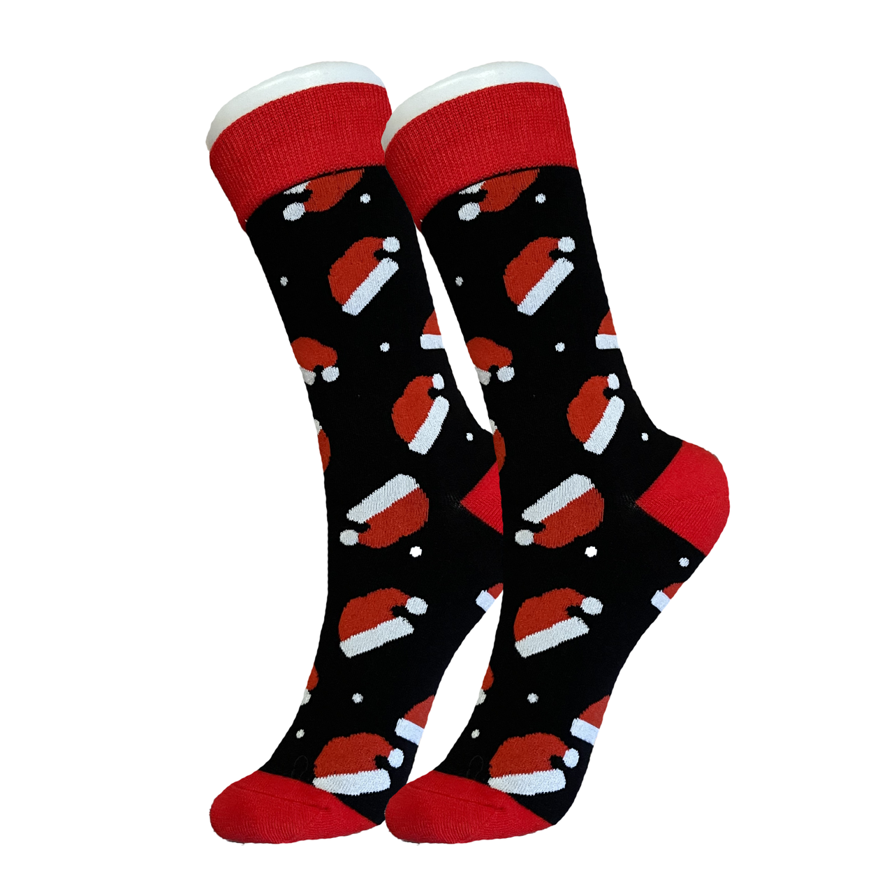 Black Santa Hat Socks