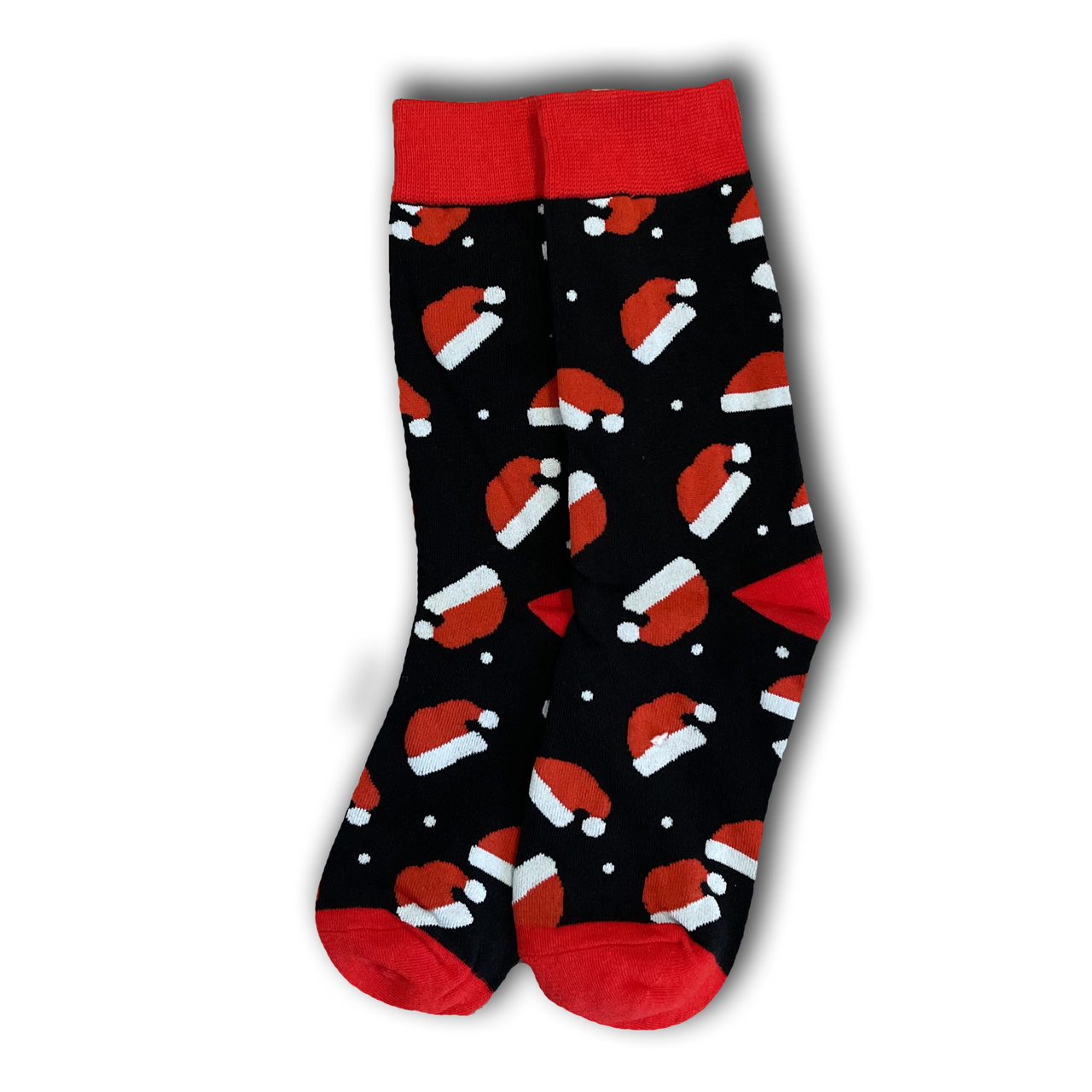 Black Santa Hat Socks