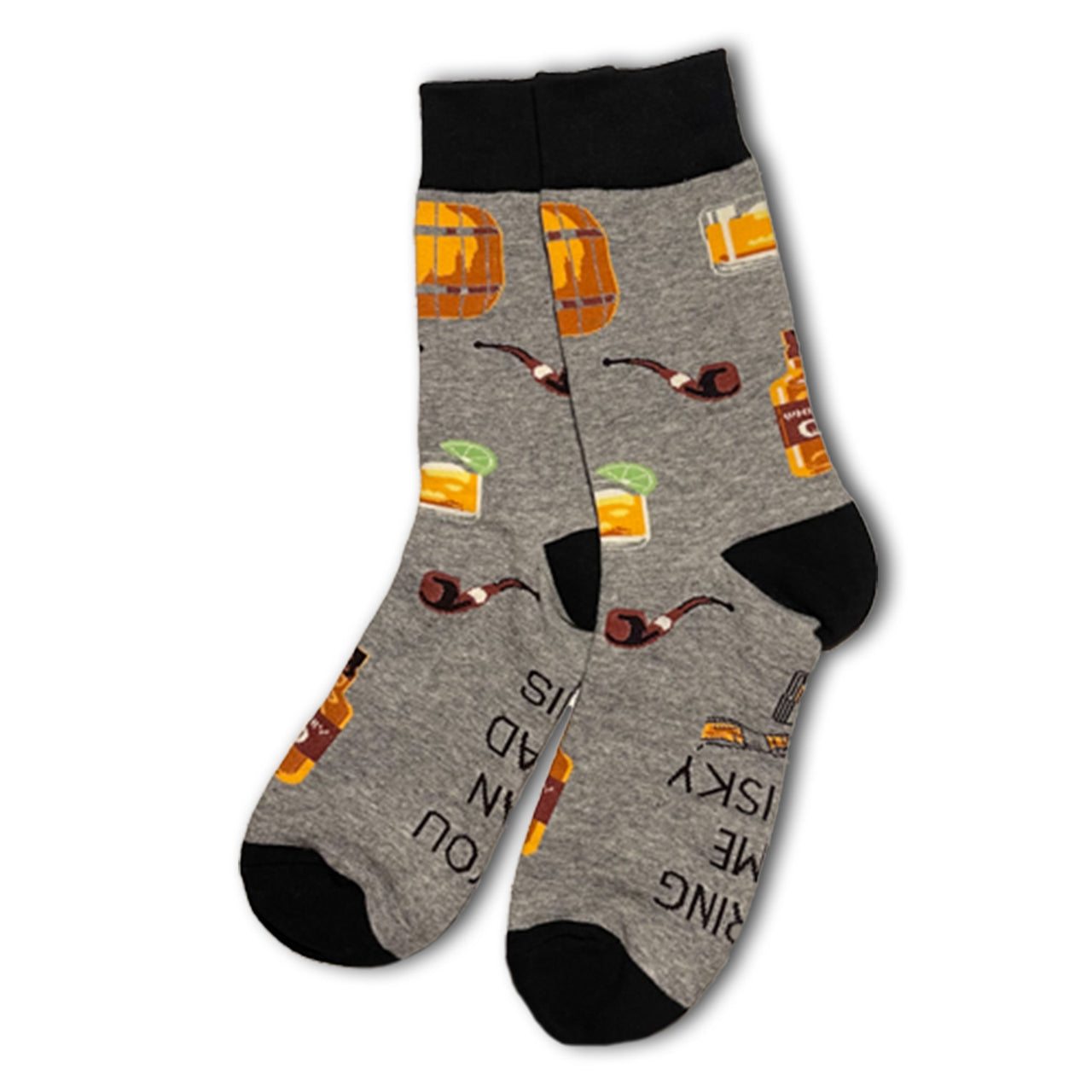 Grey Whiskey Socks