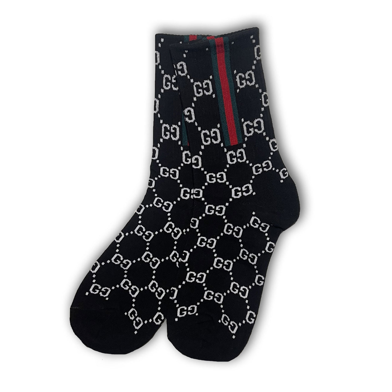 Black Designer Socks