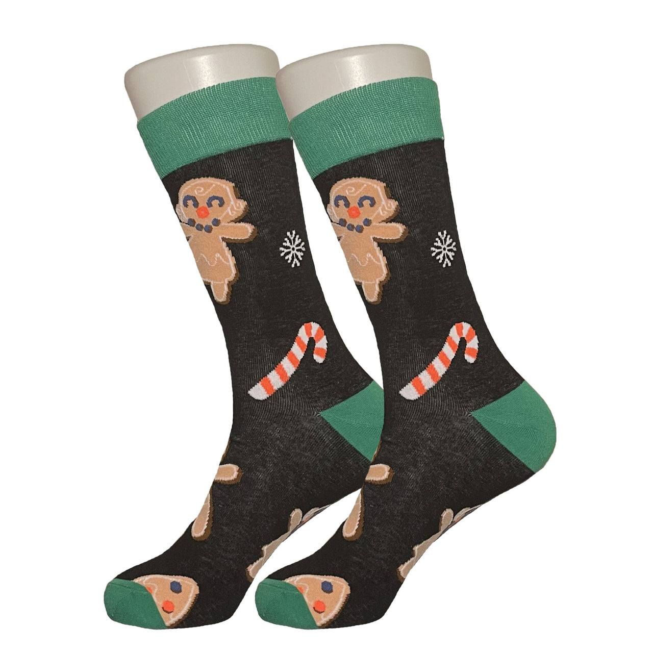 Black Gingerbread Man Socks