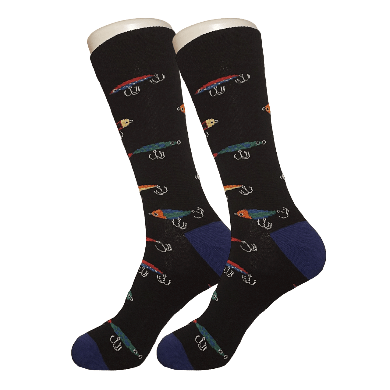 Black Fishing Lure Socks