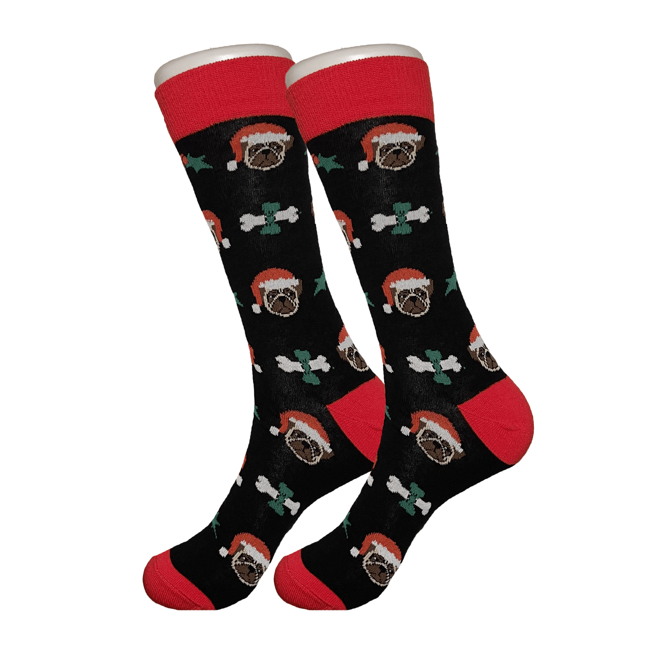 Christmas Pug Socks