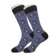 Blue Golf Cart Socks - Sock Bro 