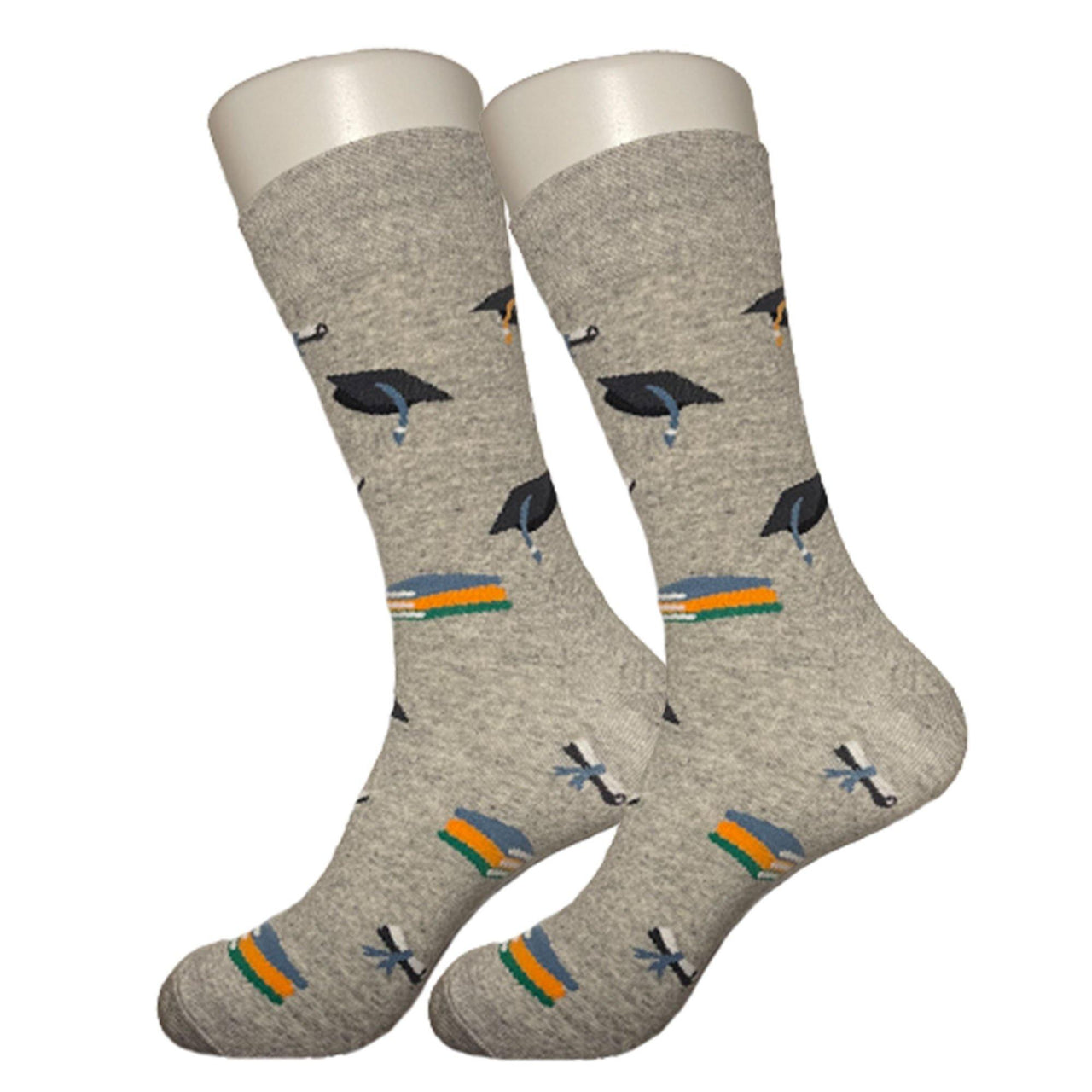 Grey Graduation Socks - Sock Bro 