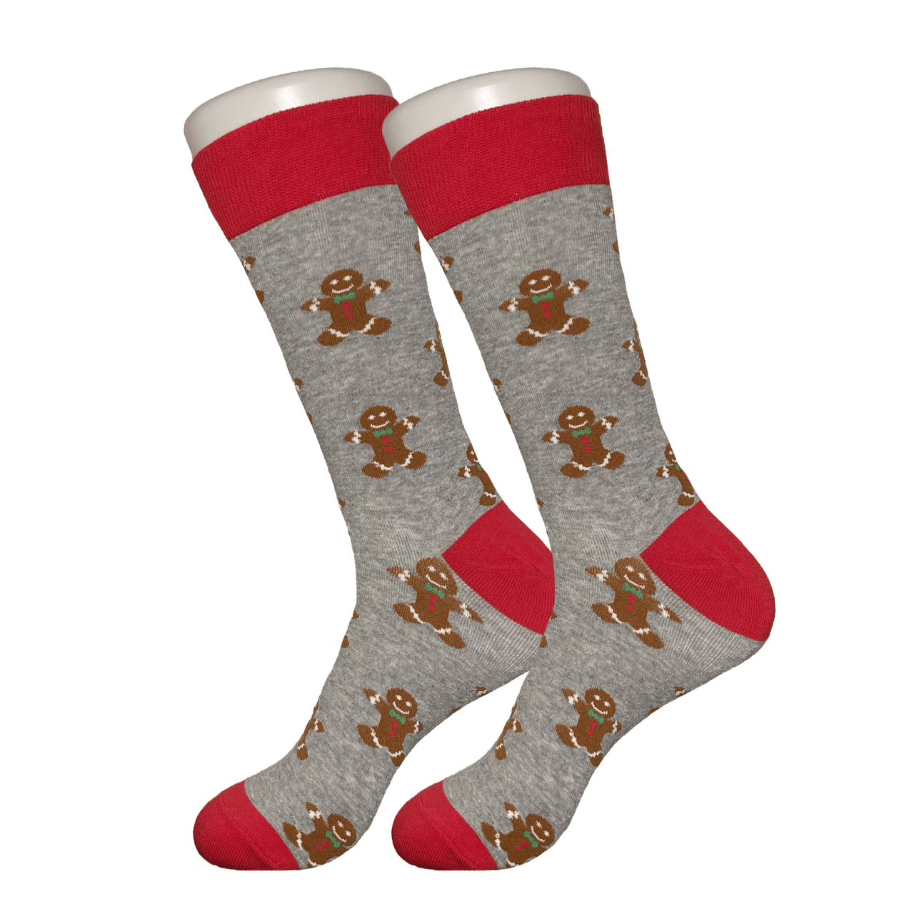 Grey Gingerbread Socks