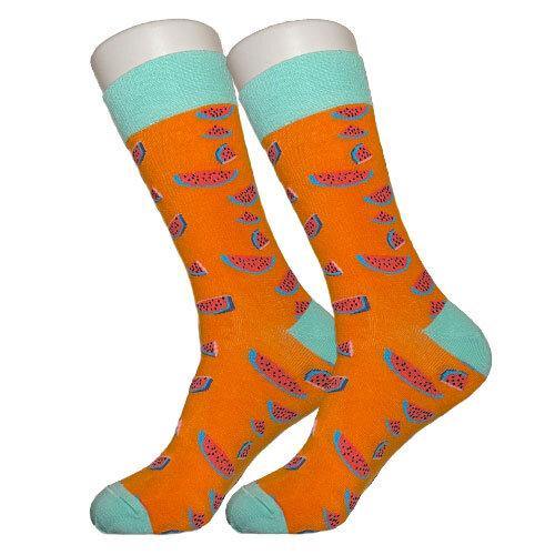 Orange Watermelon Socks.