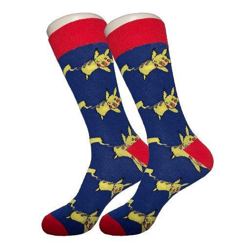 Blue Pikachu Socks - Sock Bro 