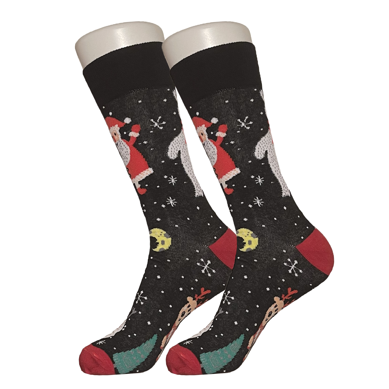 Black Christmas Socks