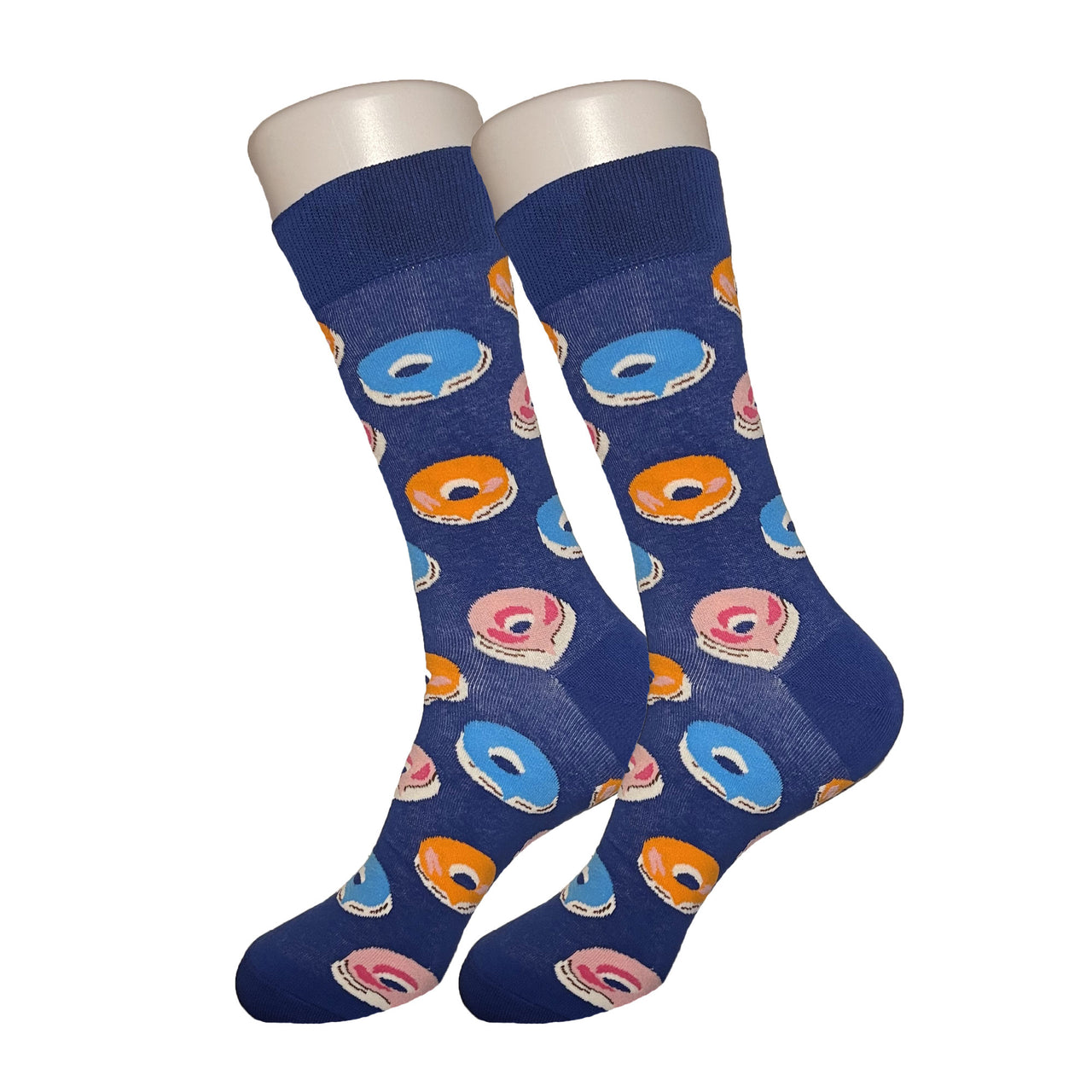 Blue Donut Socks