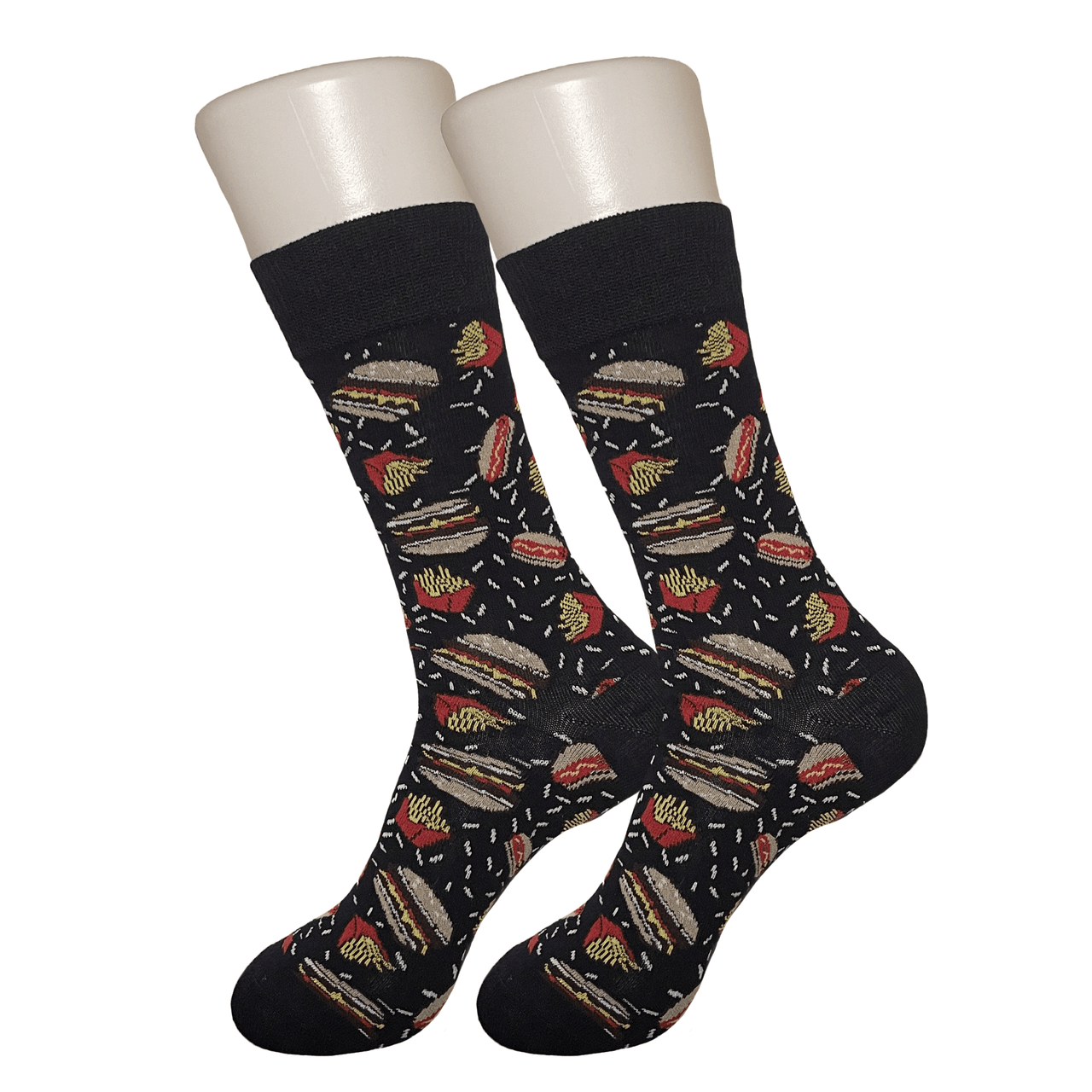 Black Fast Food Socks